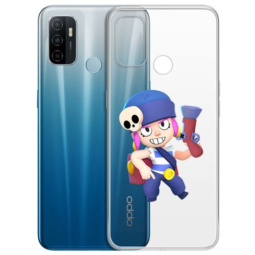 фото Чехол-накладка clear case brawl stars-пенни для oppo a53 (2020)/a33 (2020) krutoff group