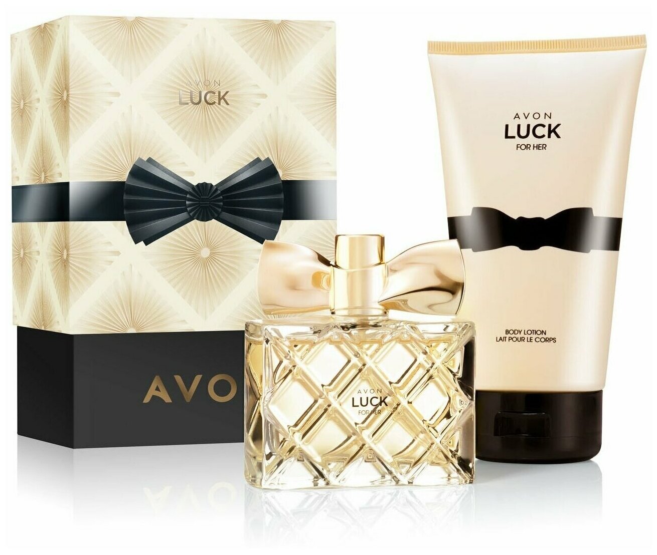 Парфюмерный набор в подарочной упаковке Avon Luck для нее