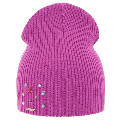 шапка шлем для девочки джульетта цвет фуксия размер 48 50 Шапка mialt, размер 48-50, фуксия