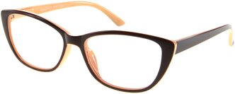 Готовые очки для зрения «AiRstyle» с диоптриями +0.50 RFC-1230 (пластик) коричневый