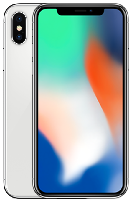 Смартфон Apple iPhone X 64 ГБ RU, серебристый