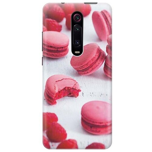 фото Ультратонкий силиконовый чехол-накладка для xiaomi mi9t / mi9t pro / k20 / k20 pro с принтом "малиновые макаруны" gosso