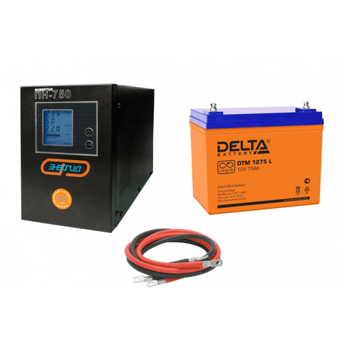 Инвертор (ИБП) Энергия ПН-750 + Аккумуляторная батарея Delta DTM 1275 L