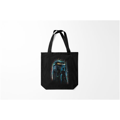 фото Сумка-шоппер / 40х40 см / сериалы / doctor who доктор кто burnettie