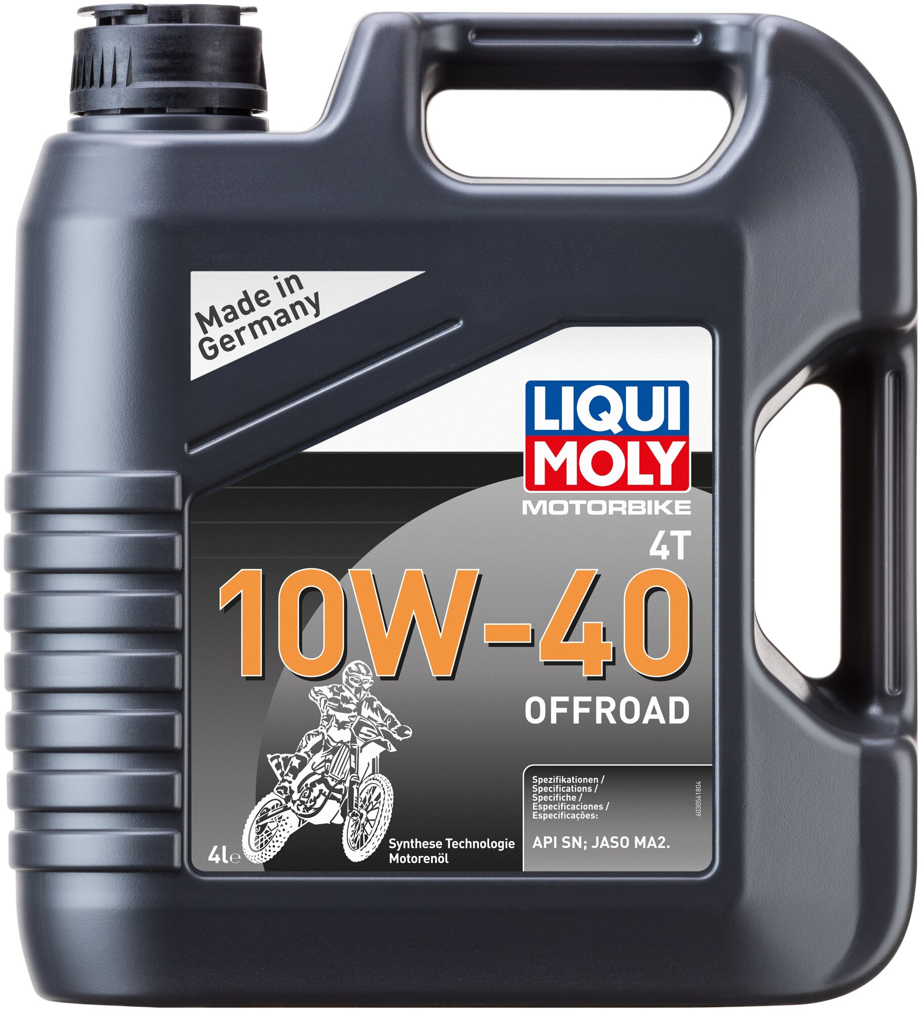 Полусинтетическое моторное масло LIQUI MOLY Motorbike 4T Offroad 10W-40