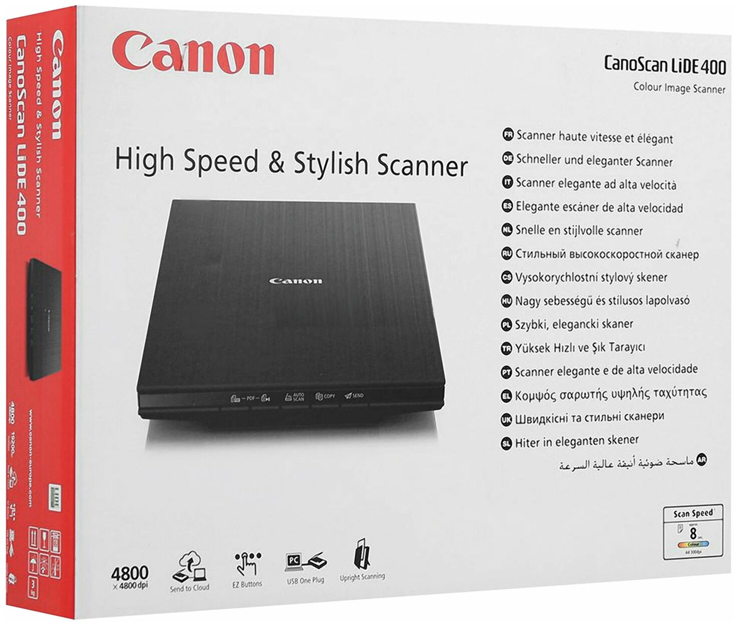 Сканер планшетный CANON CanoScan LiDE 400 (2996C010) А4 4800×4800 48 bit