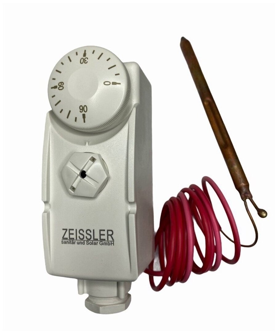 Термостат с капиллярной трубкой и погружным датчиком ZEISSLER арт. TC-E-0090F