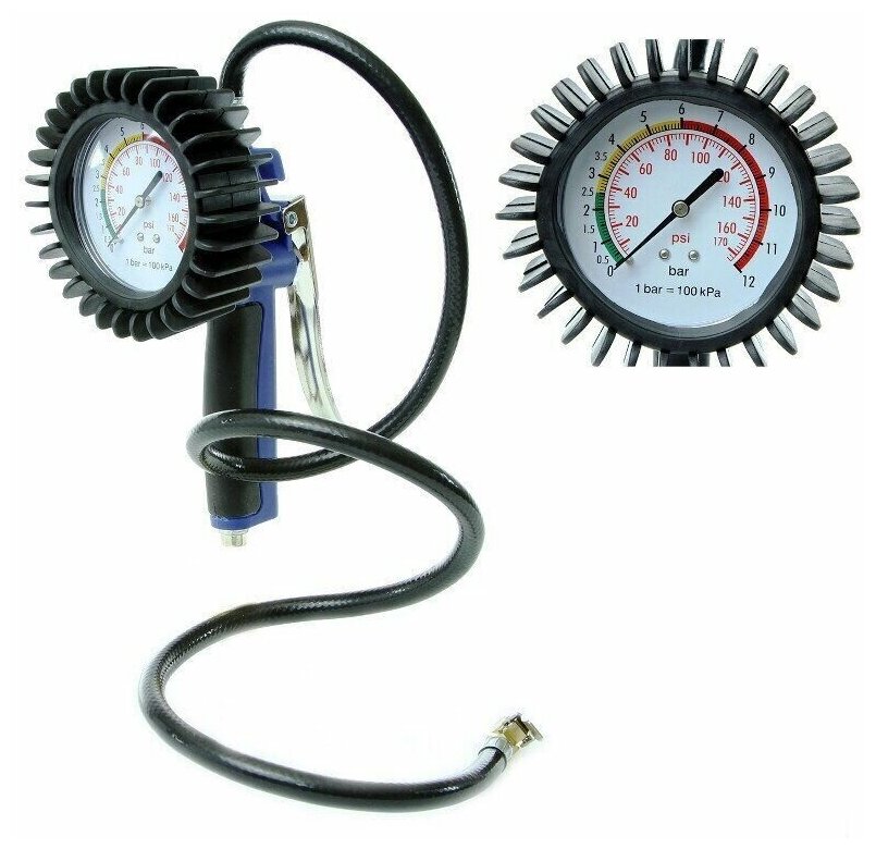 Пистолет для подкачки шин Pegas pneumatic TG-68 1-12 атм 5003 .
