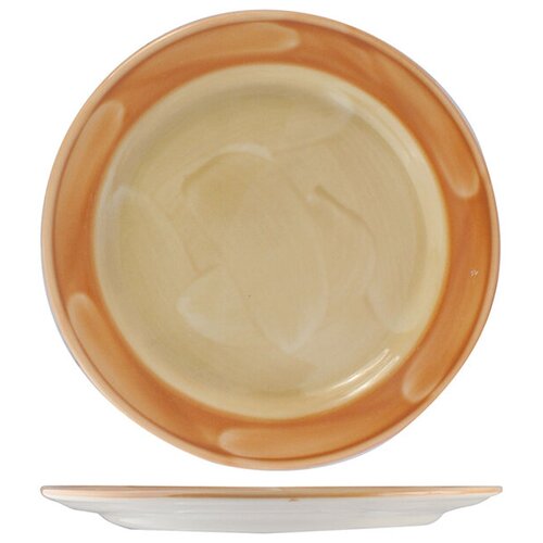 фото Тарелка сервировочная «паприка», 30 см., оранжевый, фарфор, 1540 a226, steelite