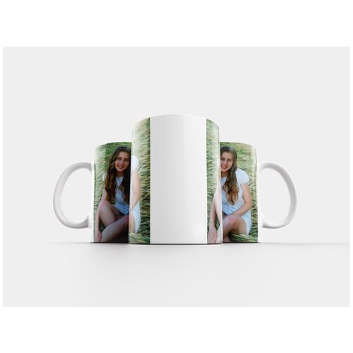 фото Кружка "лицо, блондинка, улыбка" 320 мл lotsprints