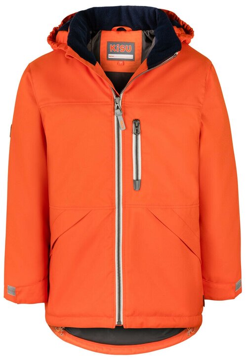 Куртка KISU, размер 122, оранжевый