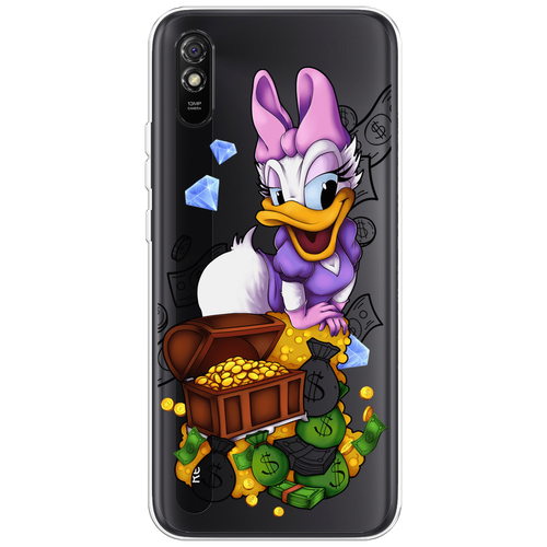 Силиконовый чехол на Xiaomi Redmi 9A / Сяоми Редми 9А Rich Daisy Duck, прозрачный силиконовый чехол на xiaomi redmi s2 redmi y2 сяоми редми s2 rich daisy duck прозрачный