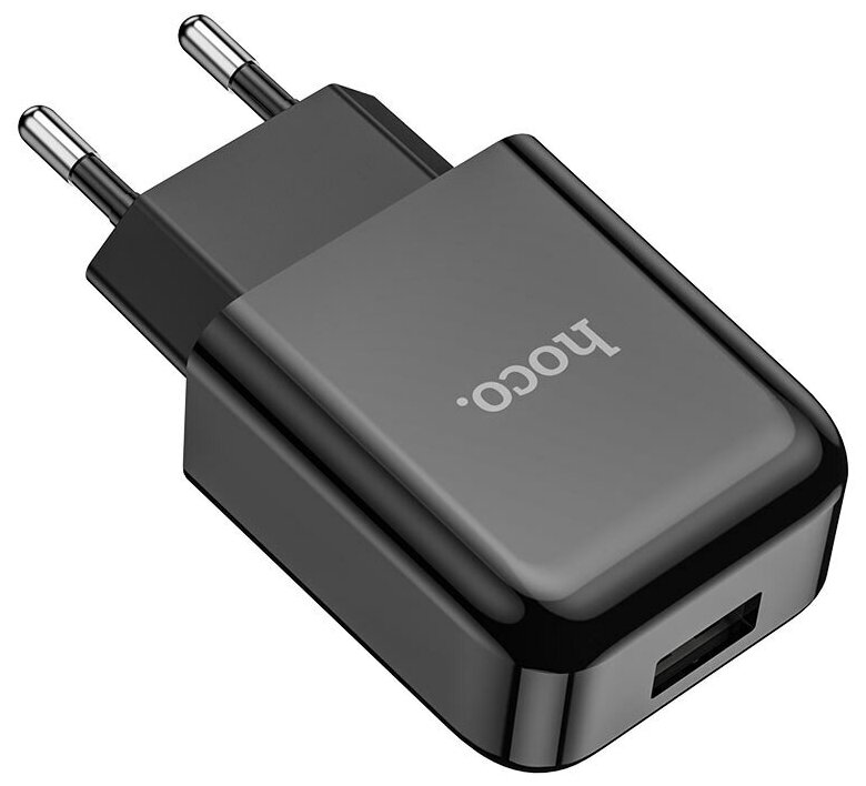 Сетевое зарядное устройство HOCO N2 Vigour single 1xUSB, 2A, 10W, черный