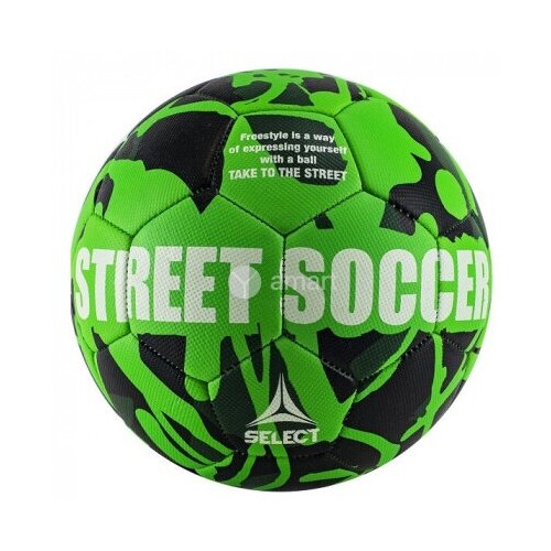 фото Футбольный мяч select street soccer зел/чер, 4,5