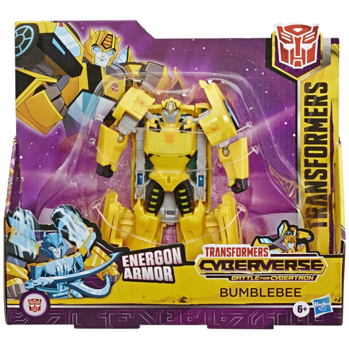 Трансформер Transformers Кибервселенная Bumblebee, 15 см фигурка transformers cyberverse f2730 трансформеры кибервселенная бамблби