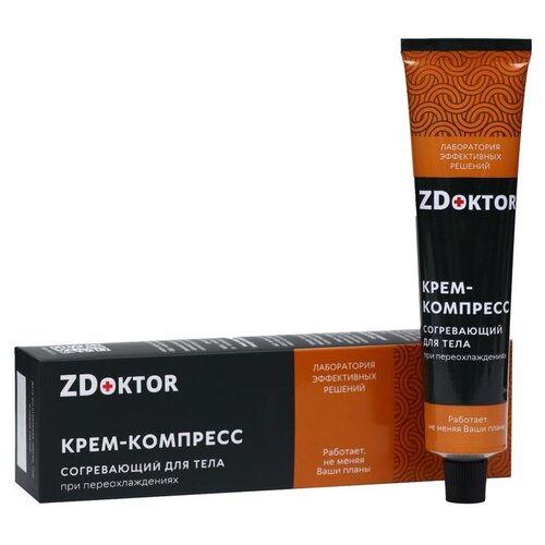 ZDoktor крем-компресс согревающий д/тела, 60 мл, 82 г