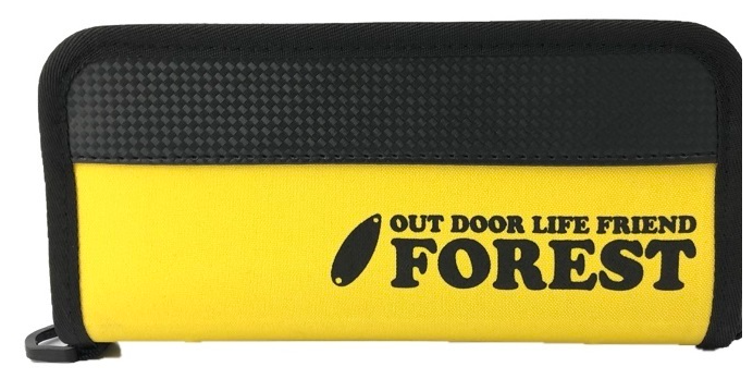 Кошелек рыболовный Forest Lure Case -M, Yellow (21х10х4,8см)