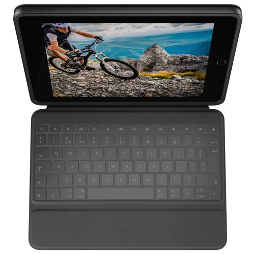 Клавиатура беспроводная Logitech Rugged Folio Bluetooth черный