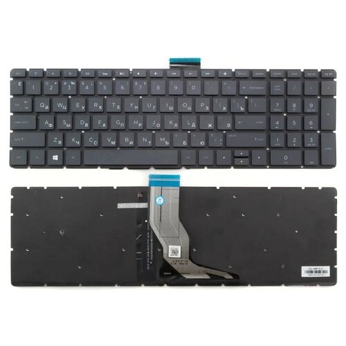 Клавиатура для ноутбука HP Pavilion 256 G6 черная с поддержкой подсветки без рамки 186000₽