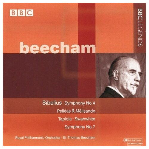 SIBELIUS, J: Swanwhite Suite Symphonies Nos. 4 and 7 Pelleas and Melisande Tapiola TheTempest Suite No. 2 (Beecham) (1954-1955)