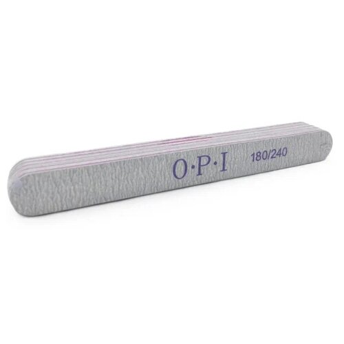 OPI пилка для изменения длины 180/240, 5 шт., серый пилочка для маникюра 180 240 грит в упаковке 25 шт