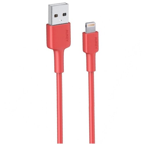 Кабель Aukey USB to Lightning MFi 2 м, цвет Красный (CB-BAL2 RED) кабель ugreen us293 usb 2 0 lightning mfi 1 м красный