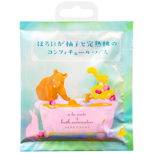 Соль Charley Соль для ванн расслабляющая с экстрактом персика - Sommelier, 40г