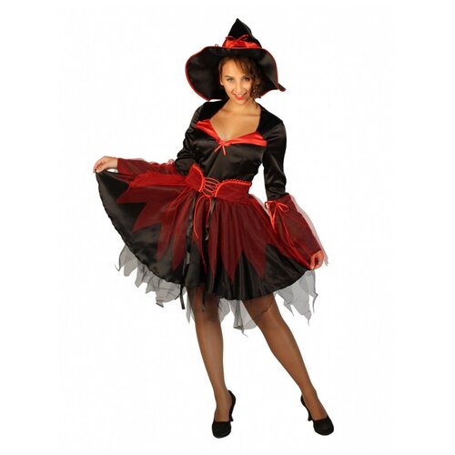 Карнавальный костюм ведьмы (7920) 44 карнавальный костюм взрослый ковбойка шляпа фетр 777 42а набор 1 8705 jeanees 6020 44
