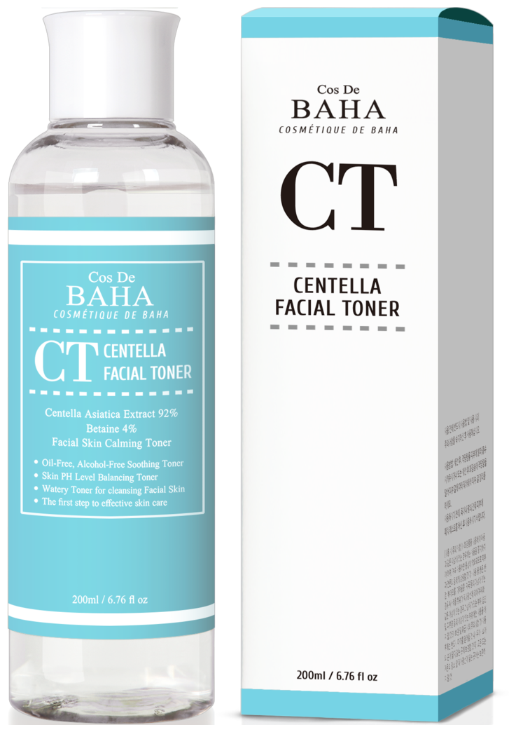 Cos De BAHA Тонер успокаивающий для лечения акне и пигментных пятен - Centella facial toner 200мл