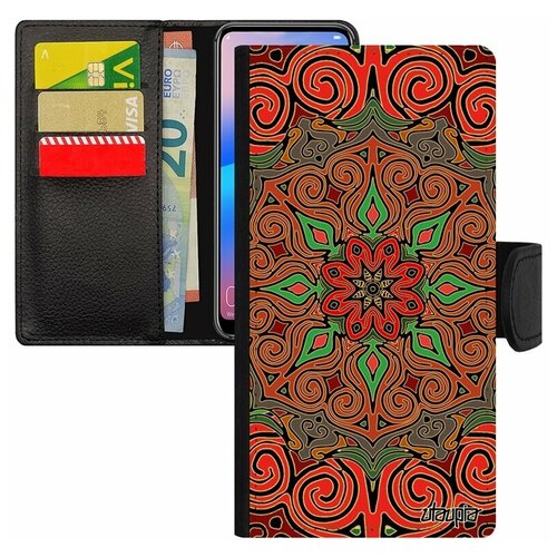 фото Чехол книжка для мобильного samsung galaxy s7 edge, "мандала" мегалит восточный utaupia