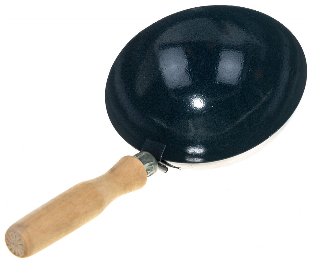 Стальной строительный ковш СИБРТЕХ 160 мм деревянная ручка 86225