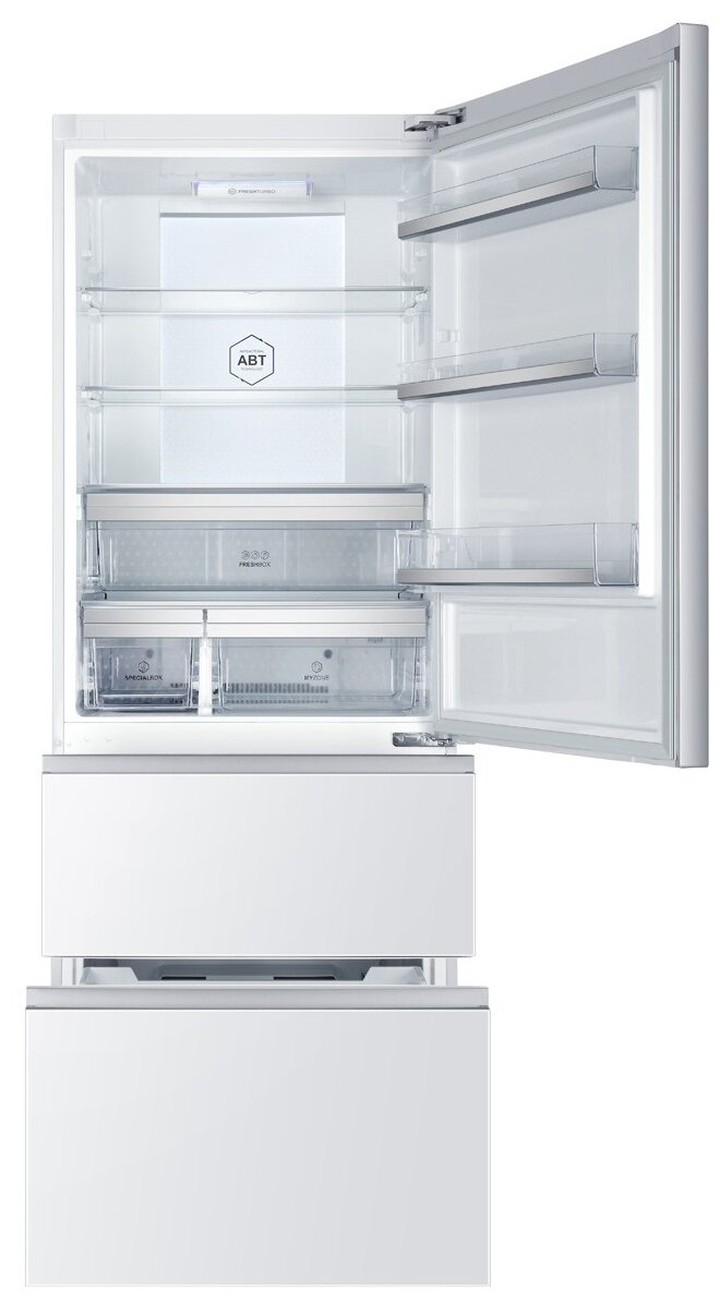 Холодильник Haier A3FE742CGWJRU, белый - фотография № 2
