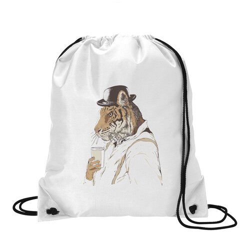 фото Сумка для обуви coolpodarok животные тигр в шляпе