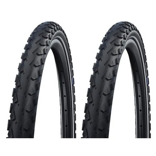 фото Комплект покрышек 2шт для велосипеда schwalbe land cruiser plus 26х2.0" (50-559) защита от проколов 3 мм