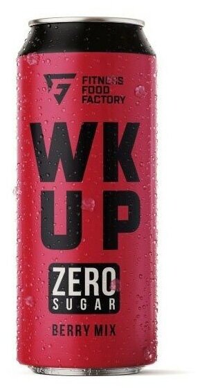 Тонизирующий безалкогольный напиток WK UP, 450 мл (Fitness Food Factory) Berry mix