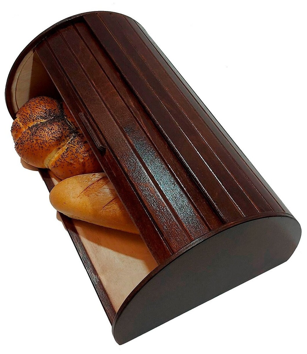 Хлебница деревянная GUTER BAUM Зернышко 380x250x165 мм