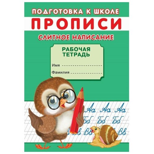 Прописи. Подготовка к школе. Слитное написание.