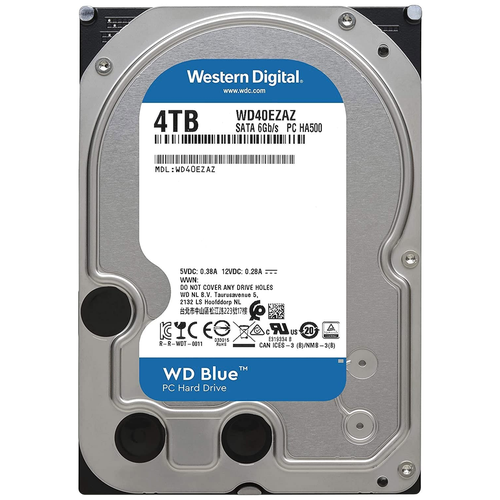 Жесткий диск Western Digital WD Blue Desktop 4 ТБ WD40EZAZ жесткий диск western digital wd blue desktop 4 тб wd40ezaz