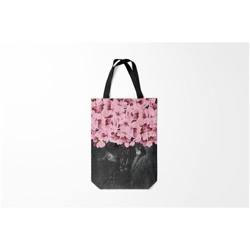 фото Сумка-шоппер / 31х42 см / дорамы / весенняя ночь one spring night burnettie