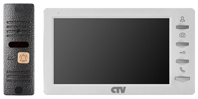 CTV-DP1701S White Комплект домофона (белый)