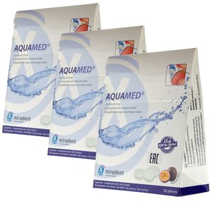Леденцы против сухости во рту Miradent Aquamed (маракуйя) (3 упаковки)