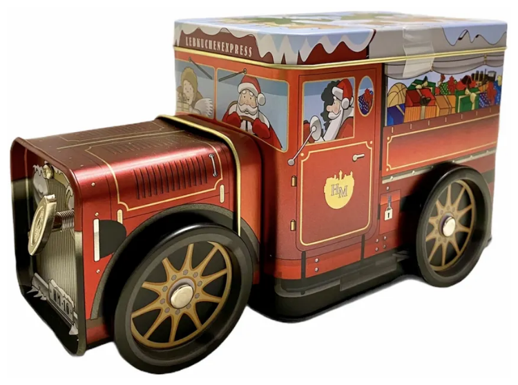 Набор пряников Lambertz Truck Tin, Германия, 150 г (красный) - фотография № 5