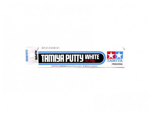 Шпаклевка базовая белая, тюбик 32гр. Tamiya putty (white) Tamiya 87095
