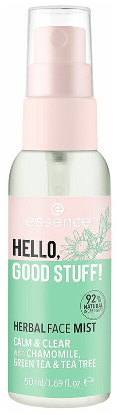 Спрей для лица ESSENCE HELLO, GOOD STUFF! успокаивающий и очищающий 50 мл