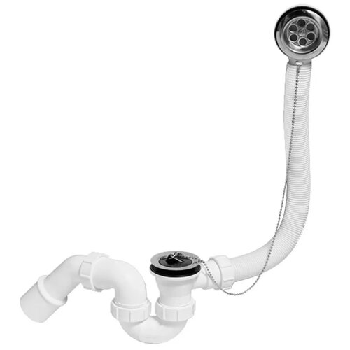Трубный (коленный) сифон для ванны McALPINE MRB1 с переливом слив перелив для ванны mcalpine с цепочкой 560 мм mrb1