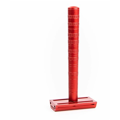 Т-образная бритва Henson Shaving AL13, красная, Mild