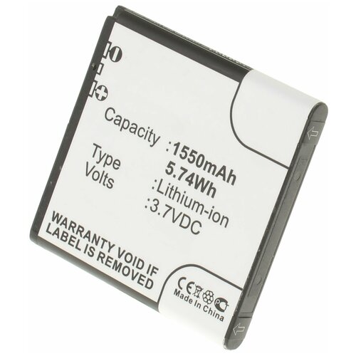 Аккумулятор iBatt iB-U5-M358 1550mAh для Sony Ericsson Xperia Neo V, MK16i, Xperia Neo V (MT11i), MT11, Xperia ST21, MT15a, Iyokan,
