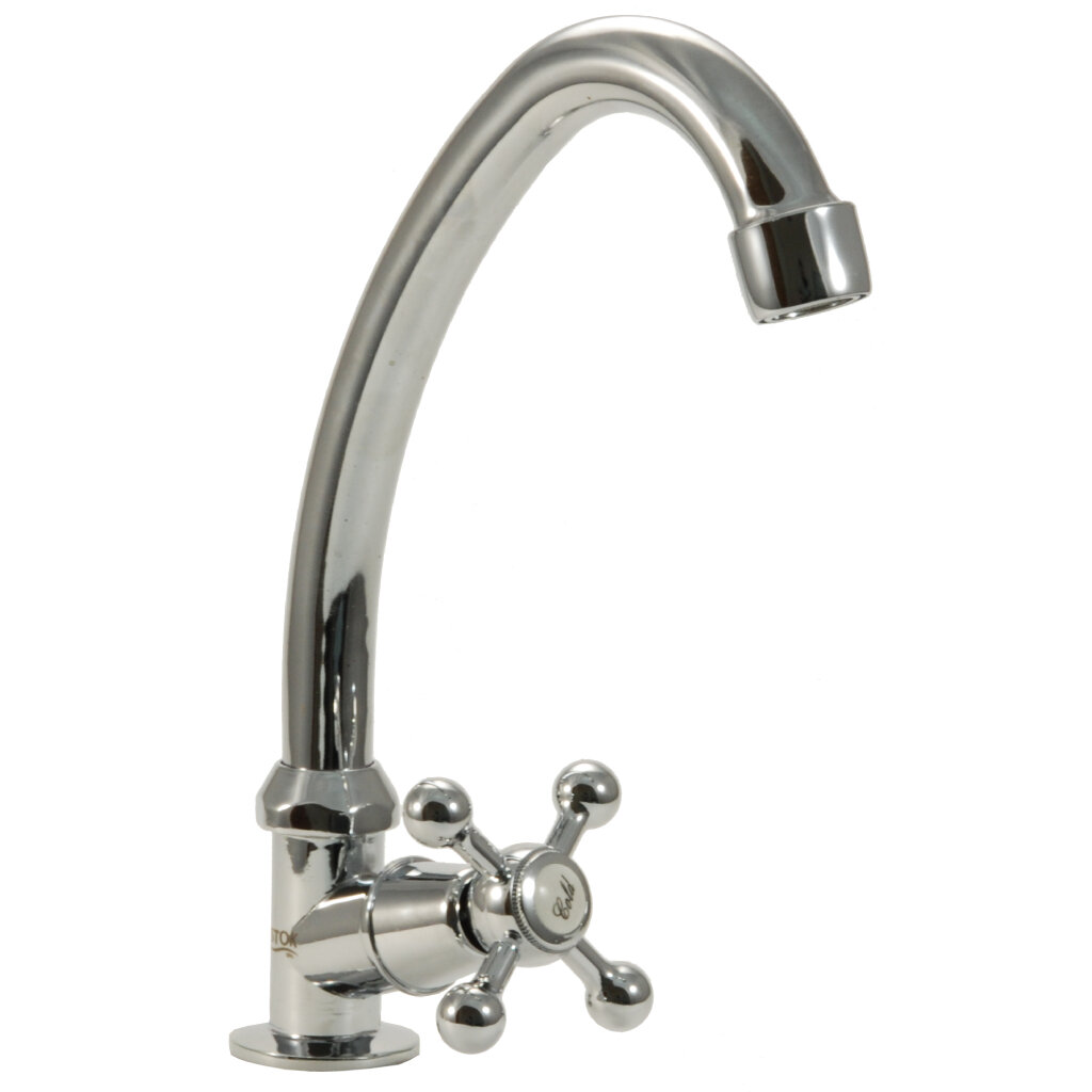 фото Смеситель для кухни, Istok life, с кран-буксой, для одного типа воды, хром, 0402.973