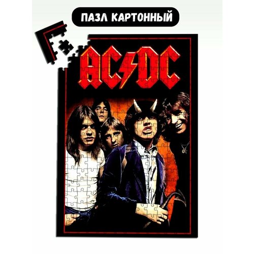 Пазл картонный 39,5х28 см музыка acdc - 18473