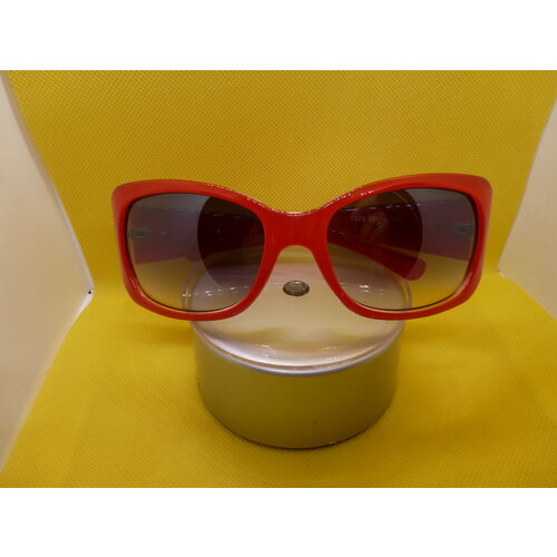фото Солнцезащитные очки 83258181240, овальные, складные, с защитой от уф, для женщин, красный китай